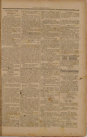 L'Union démocratique (n° 4)