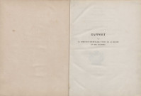 Rapport fait au ministre secrétaire d’Etat de la Marine et des Colonies par la Commission instituée pour l’examen des questions relatives à l’esclavage et à la constitution politique des Colonies