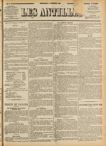 Les Antilles (1893, n° 11)