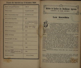 Bulletin du Syndicat des distillateurs agricoles (n° 11/1924)