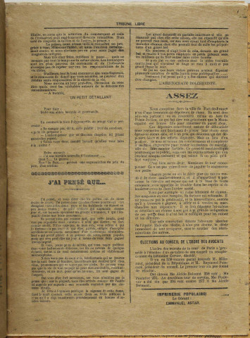La Tribune libre (n° 102)