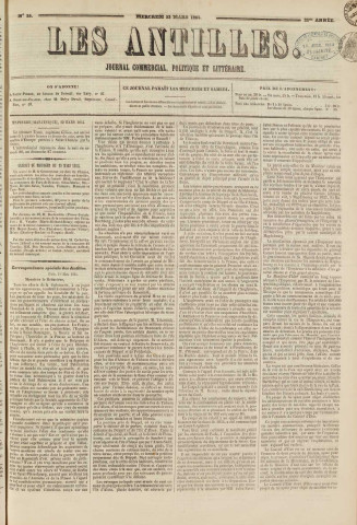 Les Antilles (1864, n° 24)
