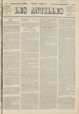 Les Antilles (1872, n° 52)