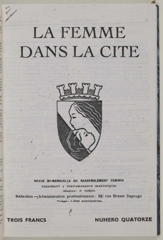 La Femme dans la cité (n° 14)