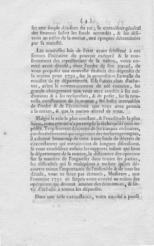 Finances : décret sur les fonds de la marine et des colonies, précédé du rapport fait à l'Assemblée nationale, au nom du Comité de la marine, par M. de Curt, député de la Guadeloupe, membre de ce comité