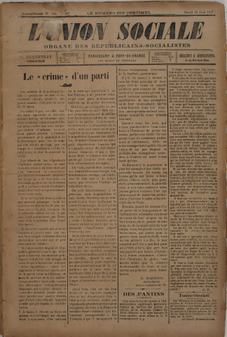 L'Union sociale (n° 220)