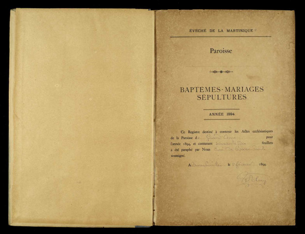 Baptêmes, mariages, sépultures