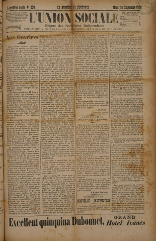 L'Union sociale (n° 500)
