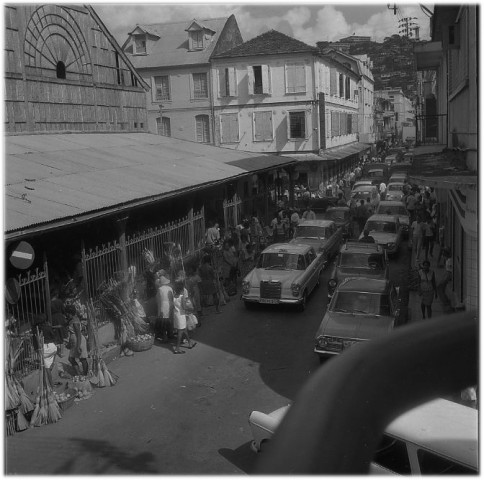 Fort-de-France, centre-ville. les marchés foyalais