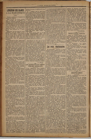 L'Union démocratique (n° 141-142)