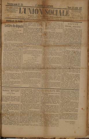 L'Union sociale (n° 321)
