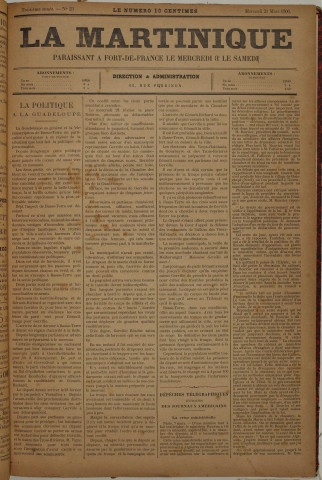 La Martinique (année III, n° 23)
