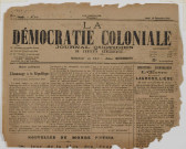 La Démocratie coloniale (n° 319)