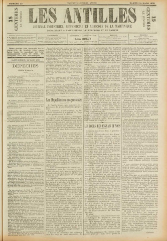 Les Antilles (1900, n° 23)