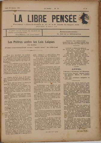 La Libre pensée (n° 13)