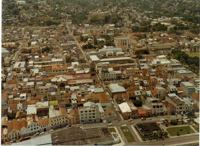 Fort-de-France. Vue aérienne de la ville