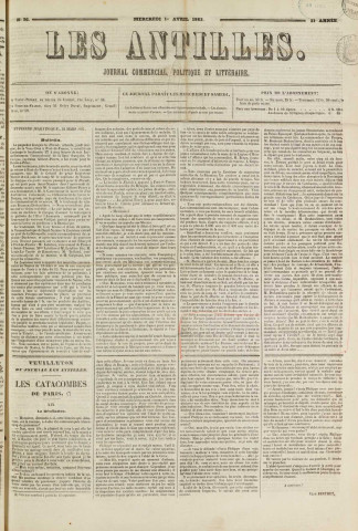 Les Antilles (1863, n° 26)