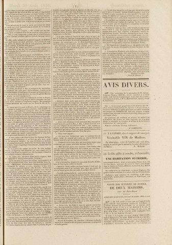 Le Courrier de la Martinique (1836, n° 69)
