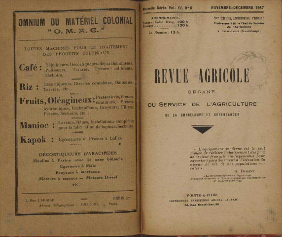 Revue agricole (n° 6)