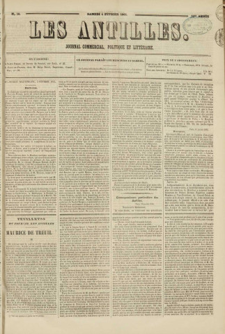 Les Antilles (1865, n° 10)