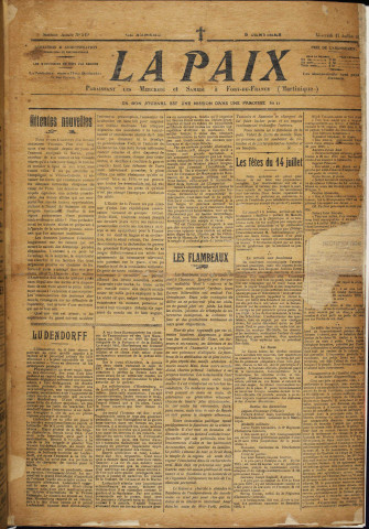 La Paix (n° 519)