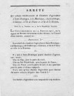 Etablissement d'une Chambre d'agriculture à Saint-Domingue, à la Guadeloupe, à Cayenne, et à l'île de la Réunion : arrêté