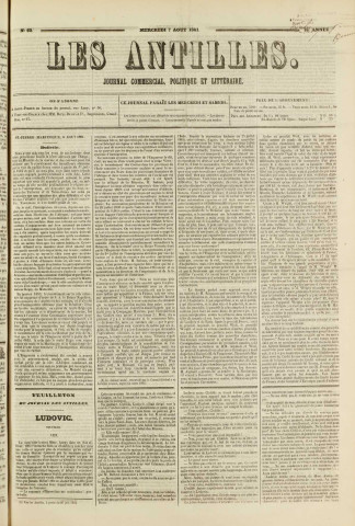 Les Antilles (1861, n° 62)