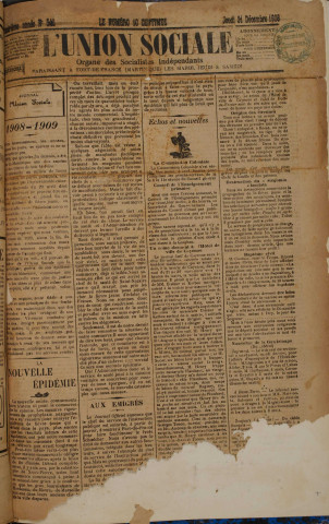 L'Union sociale (n° 546)