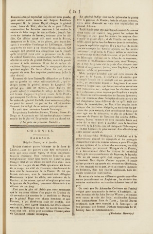 Gazette de la Martinique (1814, n° 5)