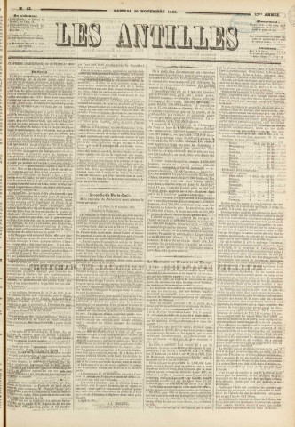 Les Antilles (1869, n° 93)