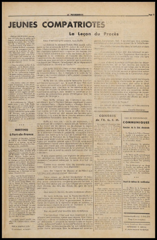 Le Progressiste (n° 100)