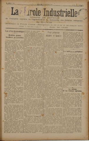 La Parole industrielle (n° 23)