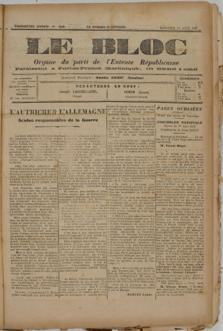 Le Bloc (n° 310)