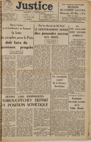 Justice (1960, n° 21)