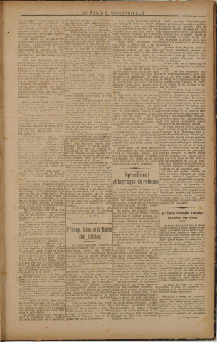 La Parole industrielle (n° 19)