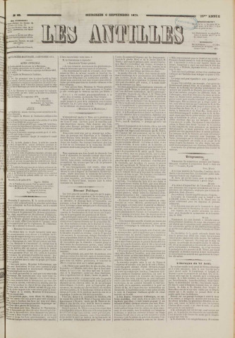 Les Antilles (1871, n° 69)