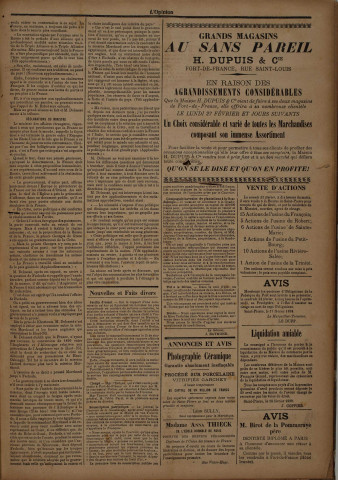 L'Opinion (n° 357-358)