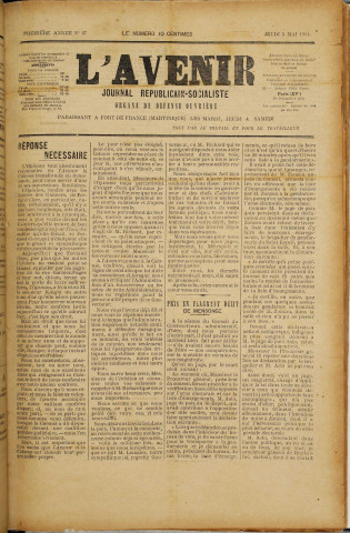 L'Avenir (n° 27)