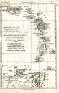 Carte des isles Antilles ou du vent avec la partie orientale des isles sous le vent
