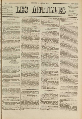 Les Antilles (1876, n° 4)
