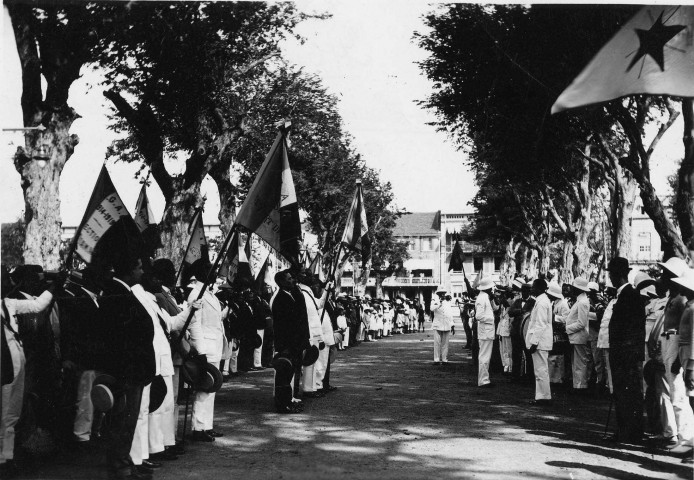 Fort-de-France. Manifestation des anciens combattants sur la Savane