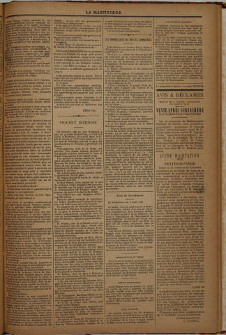 La Martinique (année III, n° 62)