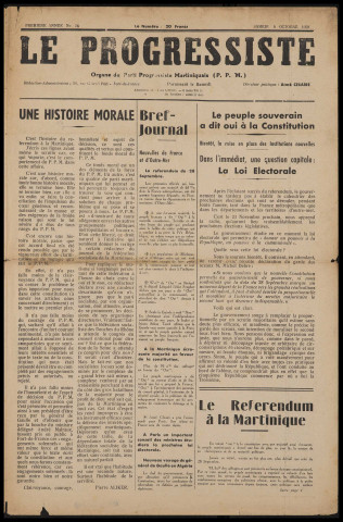 Le Progressiste (n° 26)