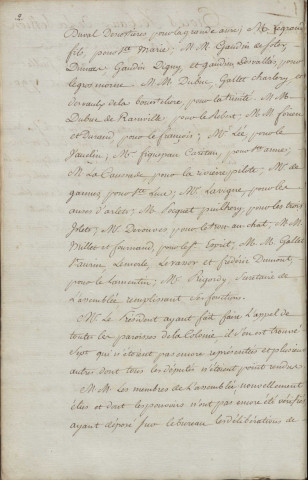 Assemblée coloniale de la Martinique : registre des procès-verbaux des sessions