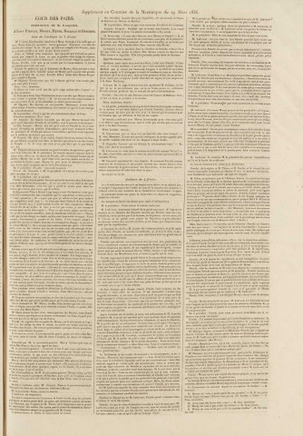 Le Courrier de la Martinique (1836, n° 26)