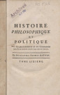 Histoire philosophique et politique des établissements du commerce des Européens dans les deux Indes (tome VI)