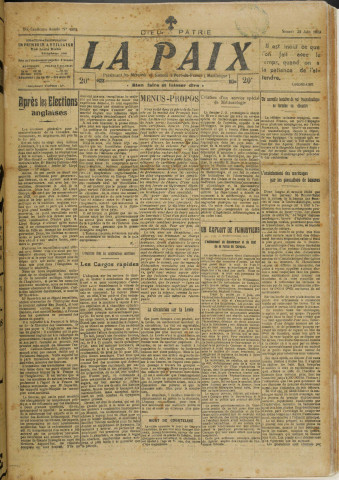 La Paix (n° 1565)