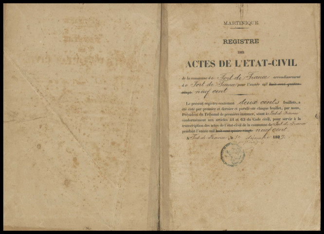 Naissances, reconnaissances, décès