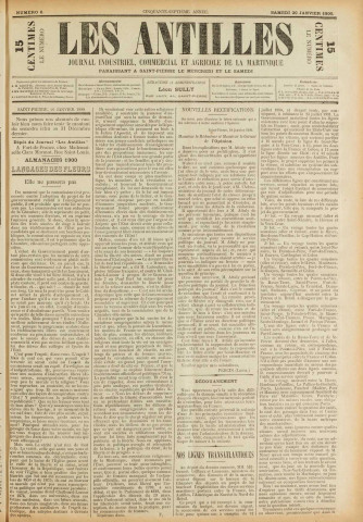 Les Antilles (1900, n° 6)