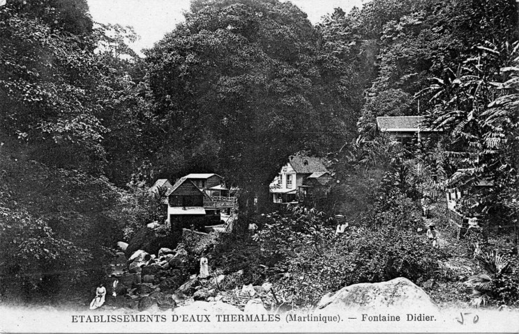 Etablissements d'eaux thermales (Martinique). Fontaine Didier